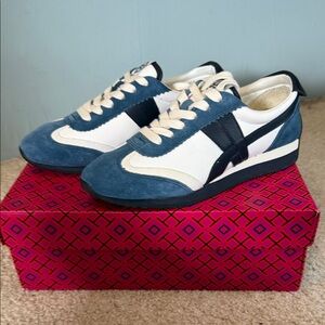 Tory Burch Hank sneaker nylon/suede size 6